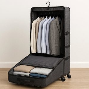 Extra-Large Suitcase-Style Storage - Hanging Wardrobe Bag