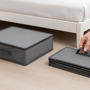 Foldable Under-Bed Box - Compact Portable Design